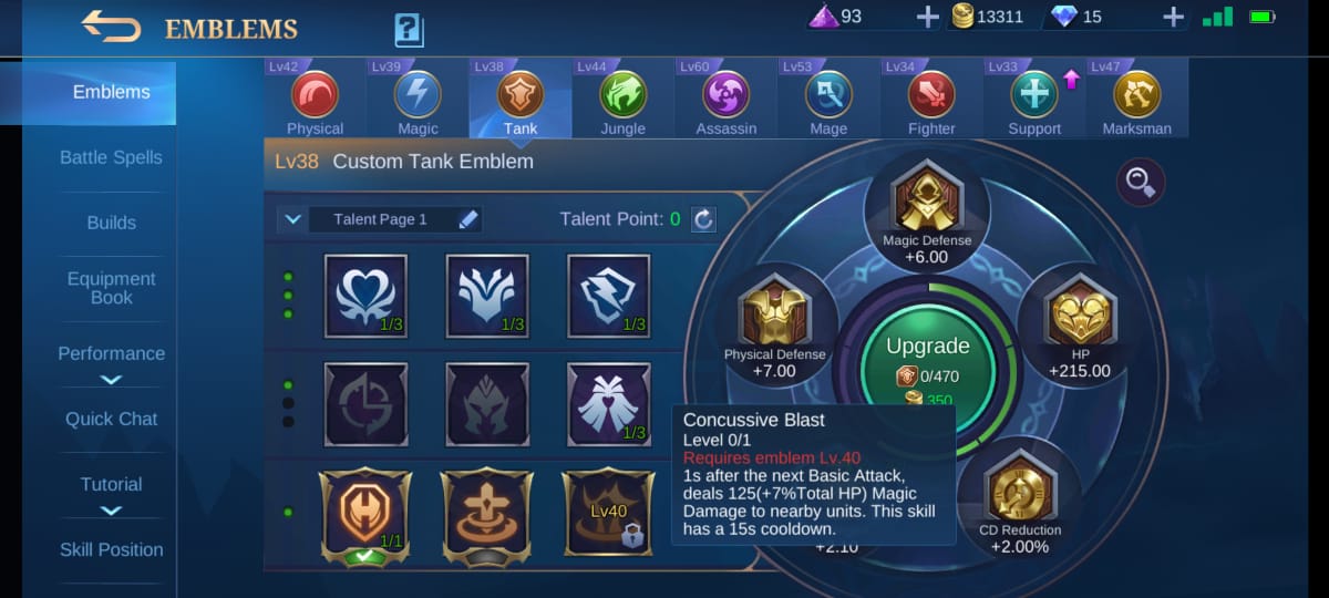 Emblema con mejor configuración Carmilla Mobile Legends (ML)