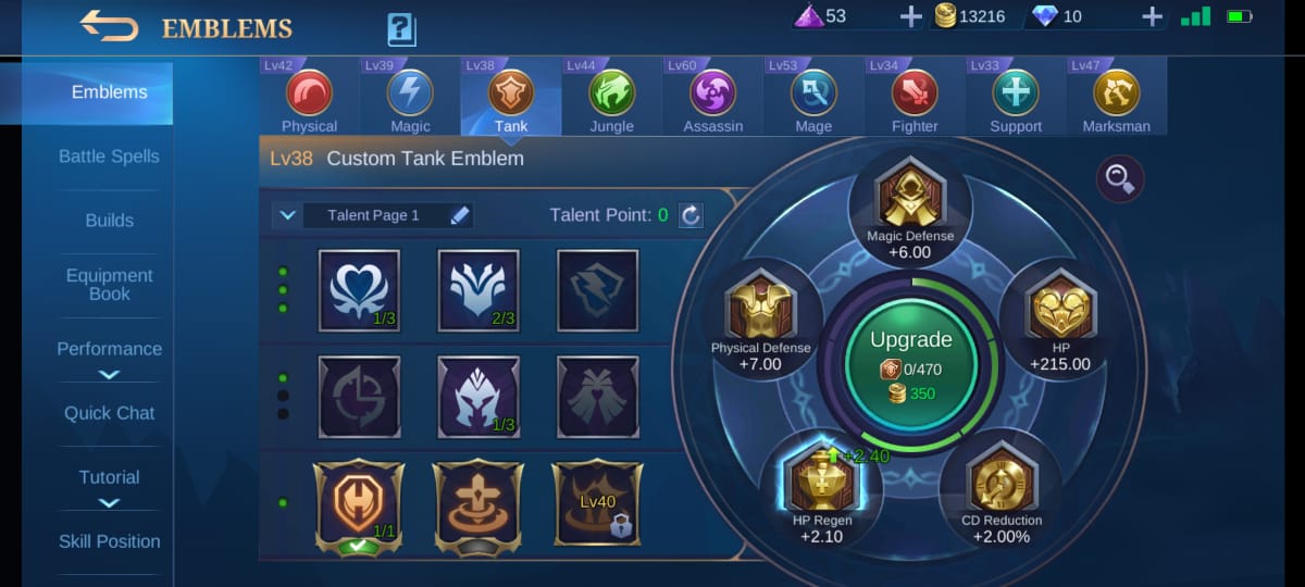 Mejor emblema de Akai Mobile Legends (ML)