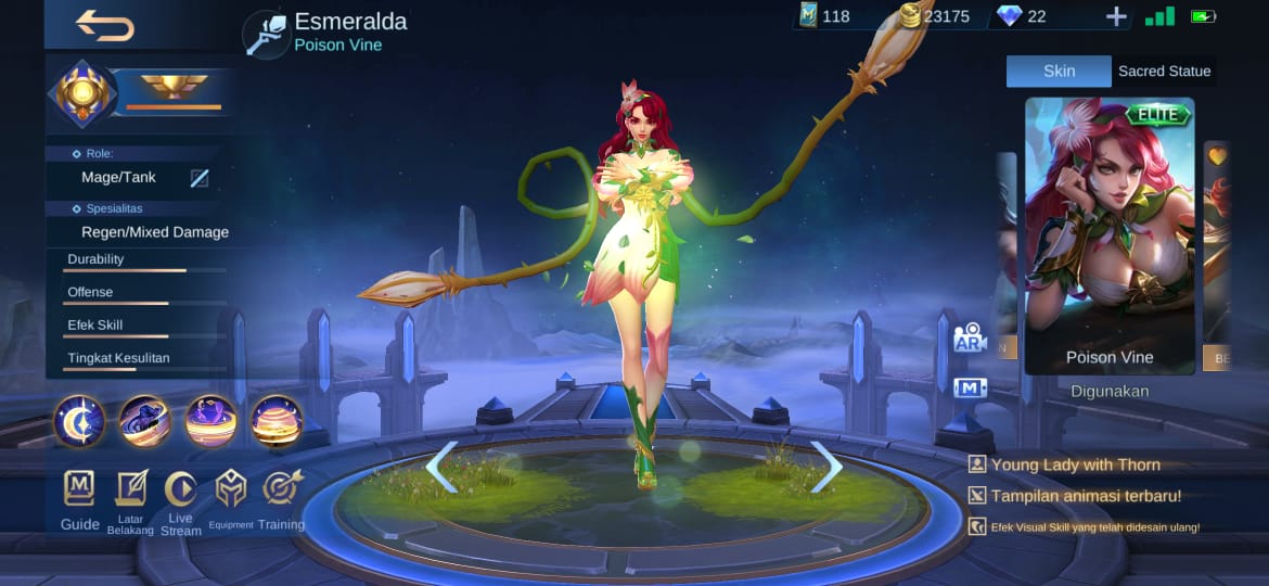 4 mejores pieles de Esmeralda en Mobile Legends (ML)