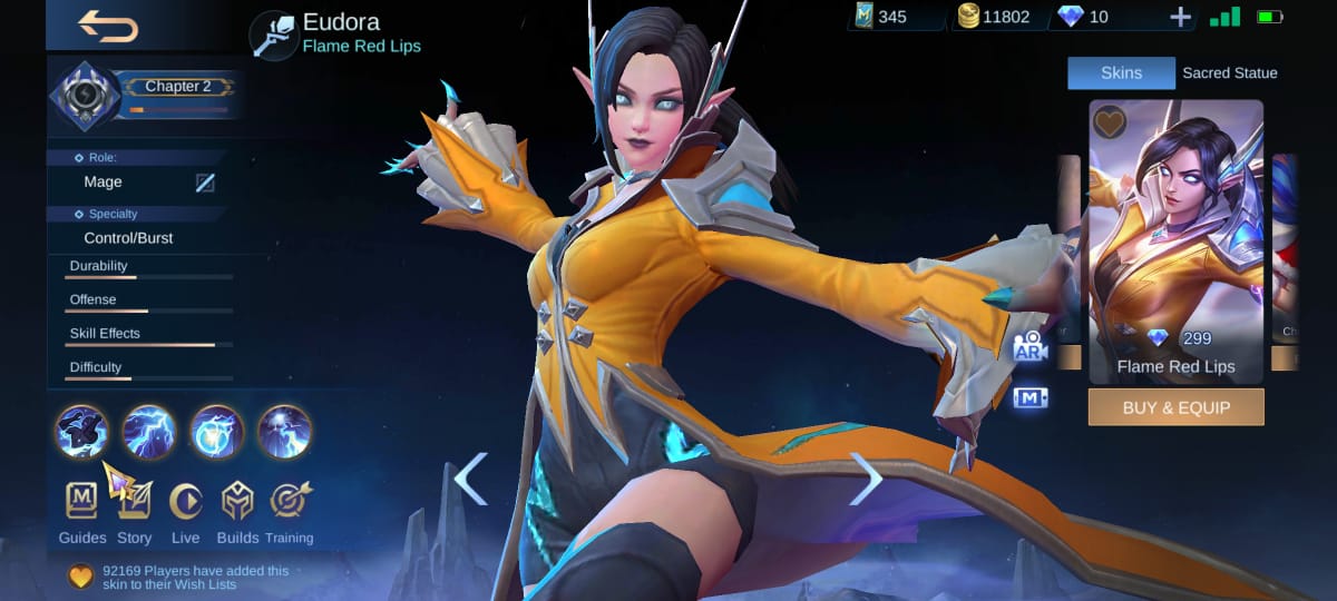 5 Skin Terbaik Eudora Mobile Legends (ML) | Esportsku