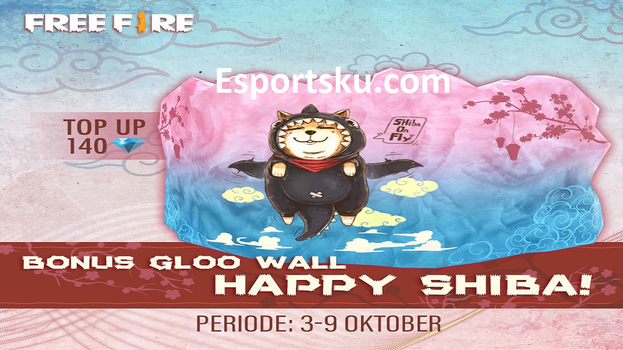 Kekuatan Skin FF Gloo Wall Happy Shiba Free Fire Sekarang Juga! – Esportsku