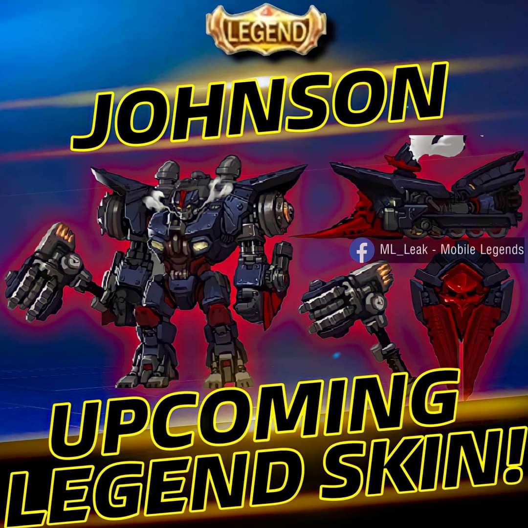 Bocoran Skin Legends Johnson November 2020 Mobile Legends ML Esportsku