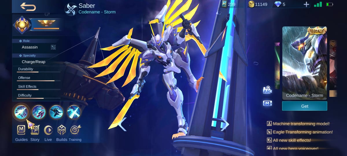 6 Best Saber Skins in Mobile Legends (ML)