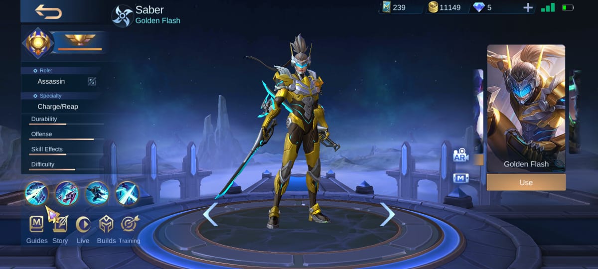 6 Best Saber Skins in Mobile Legends (ML)