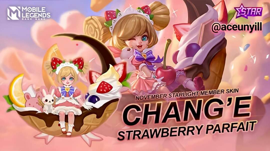 Chang'e Get Starlight Skin Noviembre de 2021 Mobile Legends (ML)