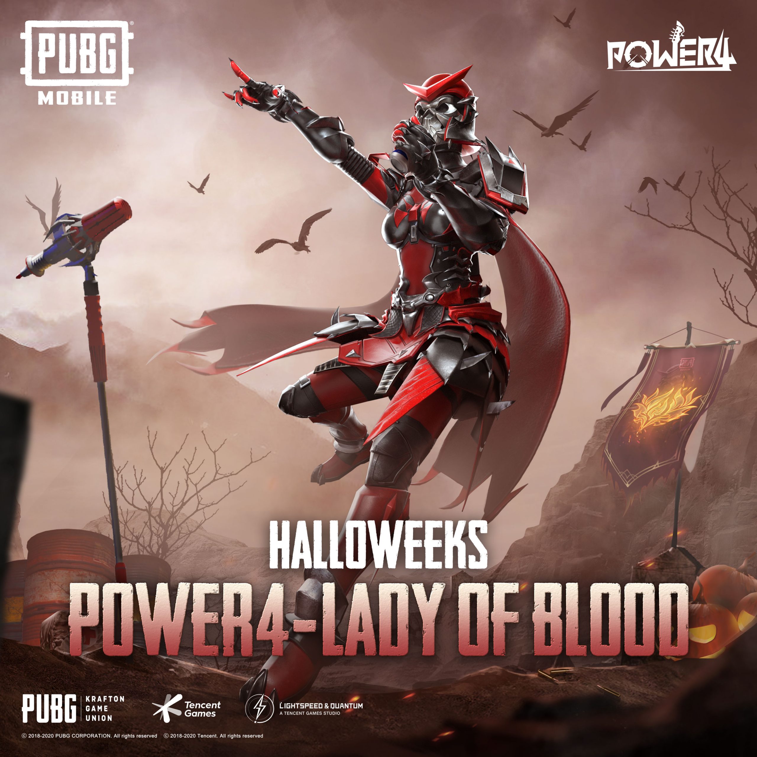 4 Penguasa Supernatural Power4 Yang Hadir Di Spooky Halloweeks PUBG Mobile Esportsku