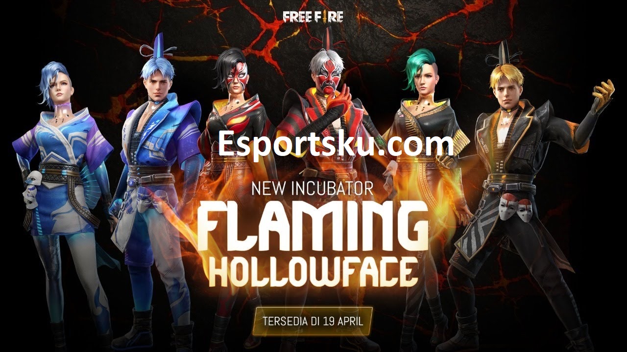 Incubator Flaming Hollowface FF Akan Hadir Di Free Fire Esportsku