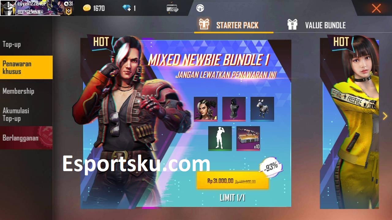 How To Get Mixed Newbie Bundle 1 Free Fire Ff Everyday News