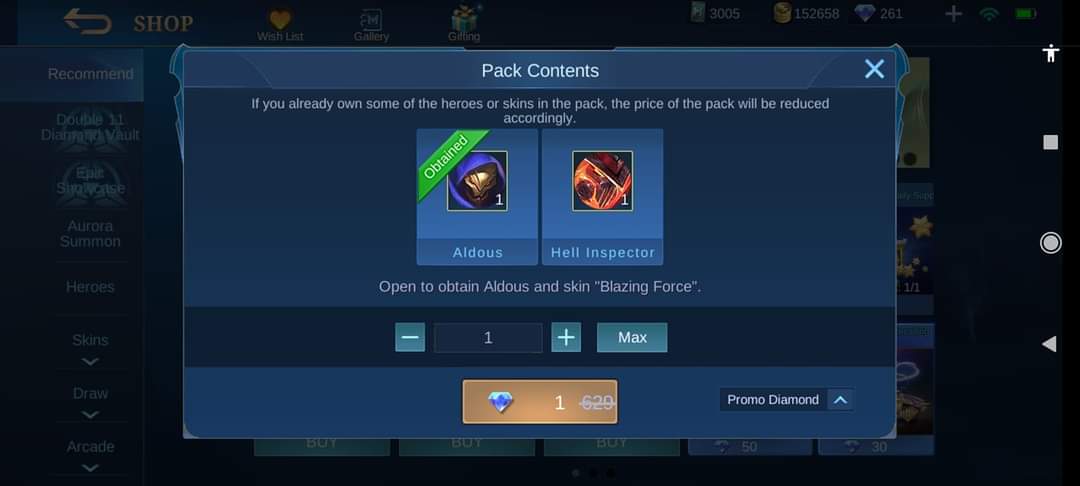 Cómo conseguir skin gratis Aldous Blazing Force Mobile Legends (ML)