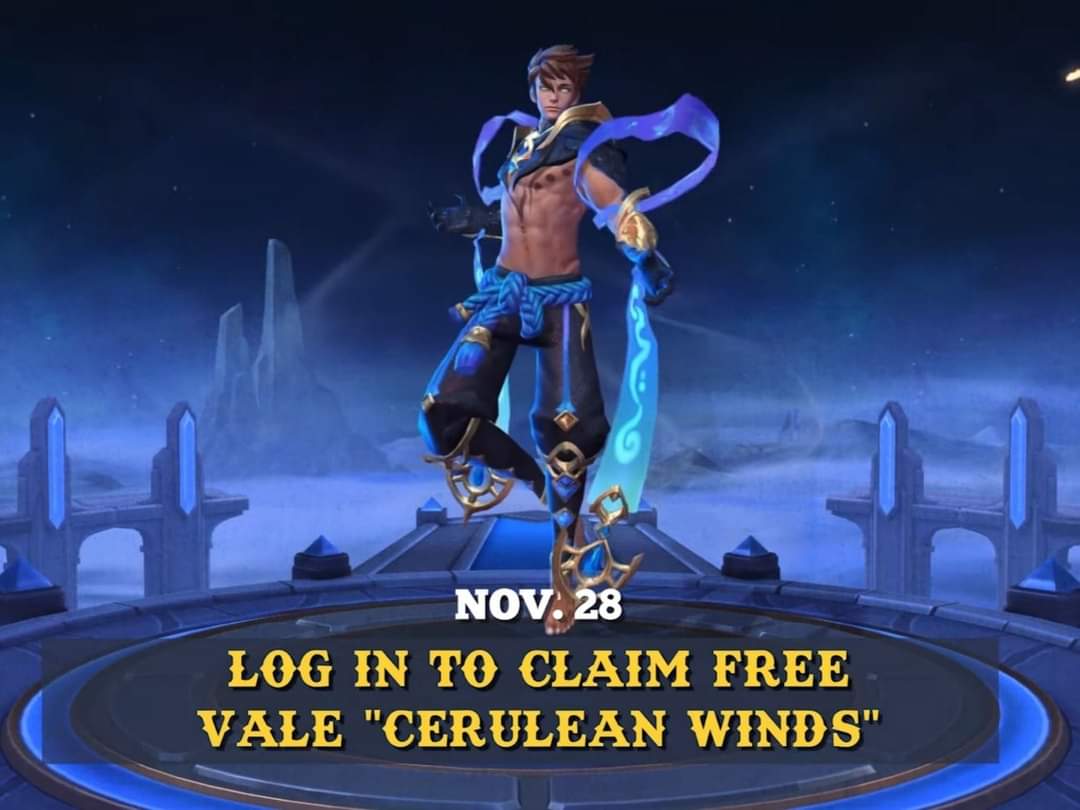 Login Pada Tanggal Ini Dan Dapatkan Skin Vale Gratis di Mobile Legends