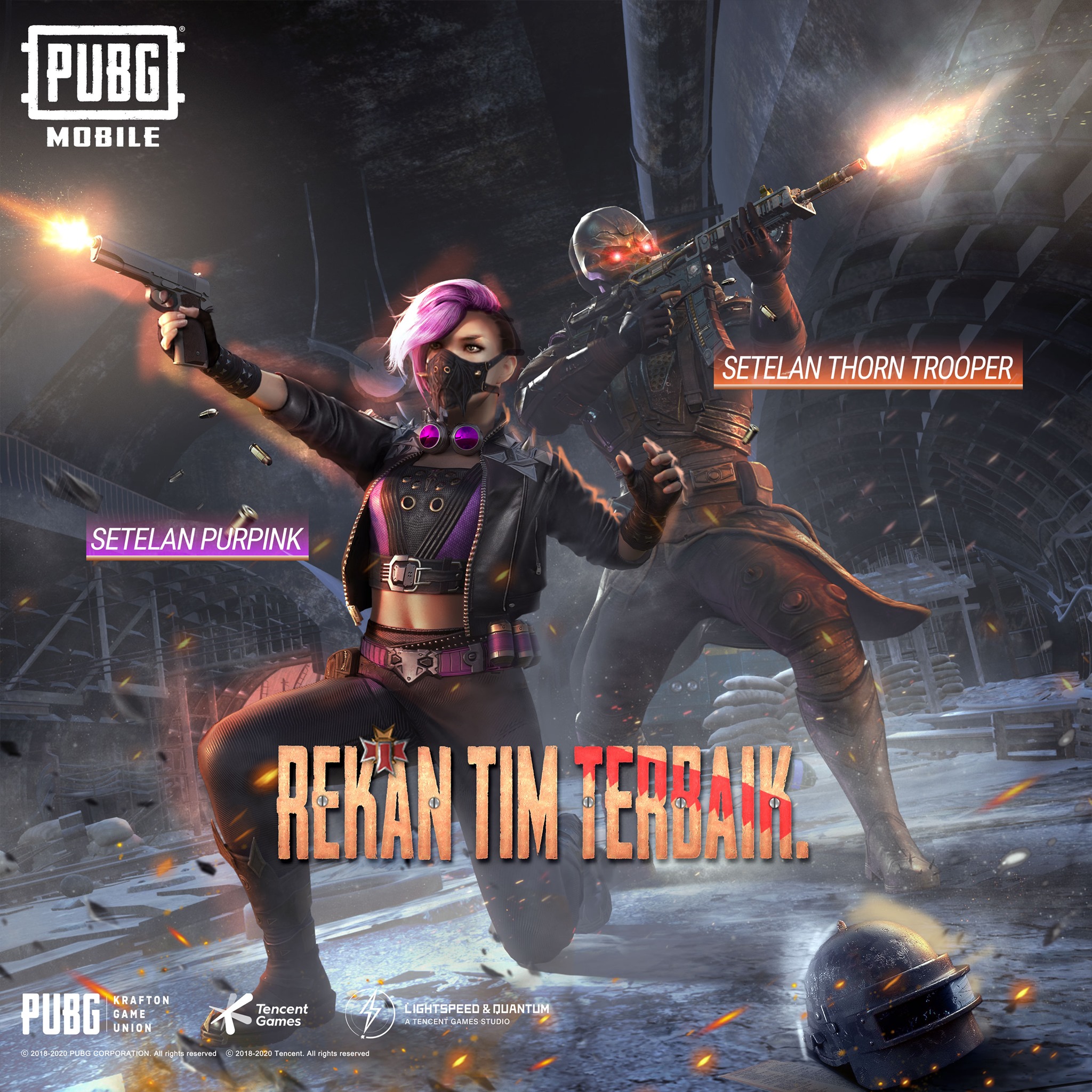 Skin M416 Thorn Trooper Pelengkap Set Outfit Thorn Trooper PUBG