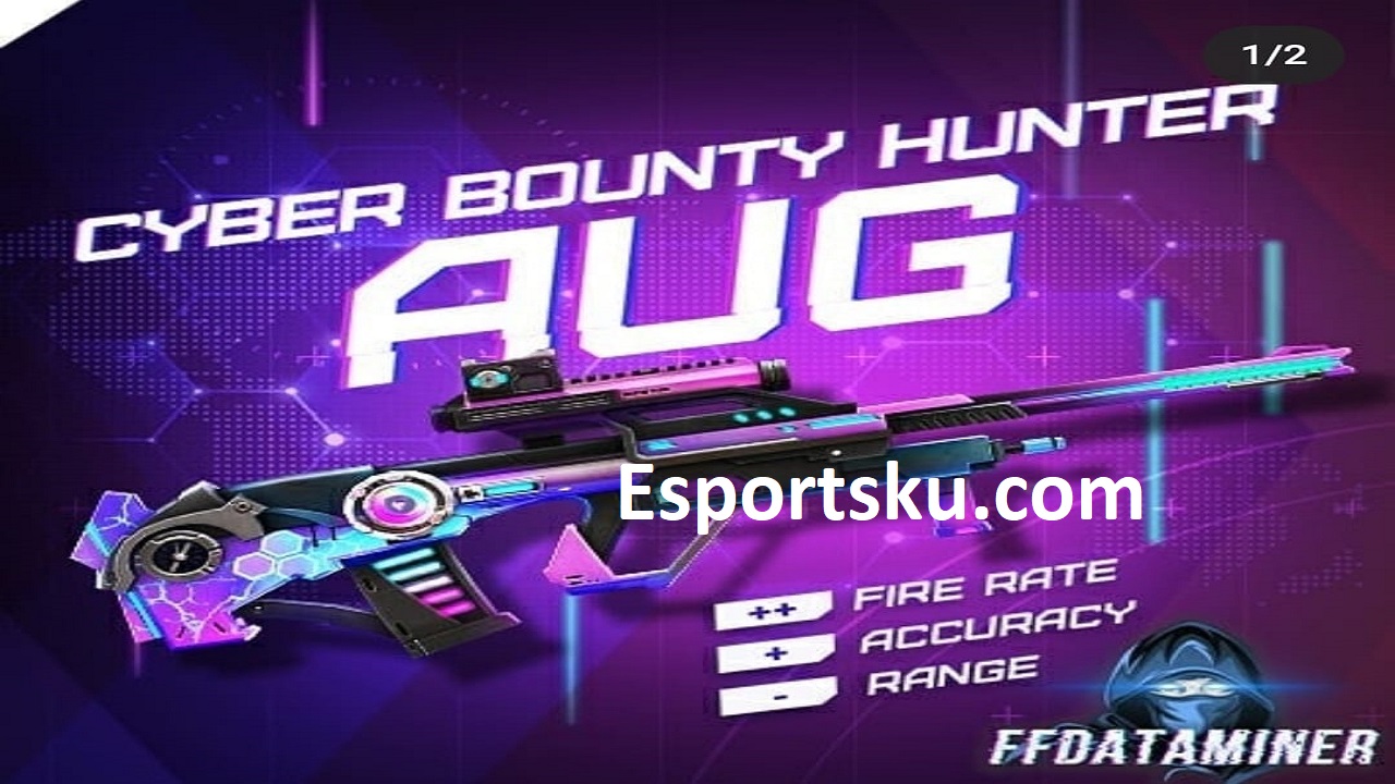 skin Cyber Bounty Hunter AUG Free Fire