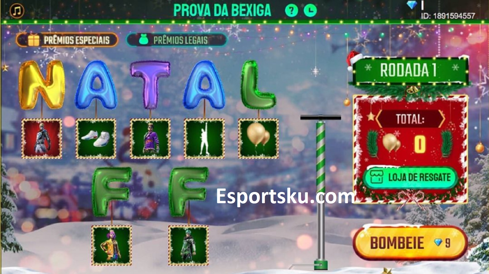 Web Event Natal Spesial Free Fire (FF)
