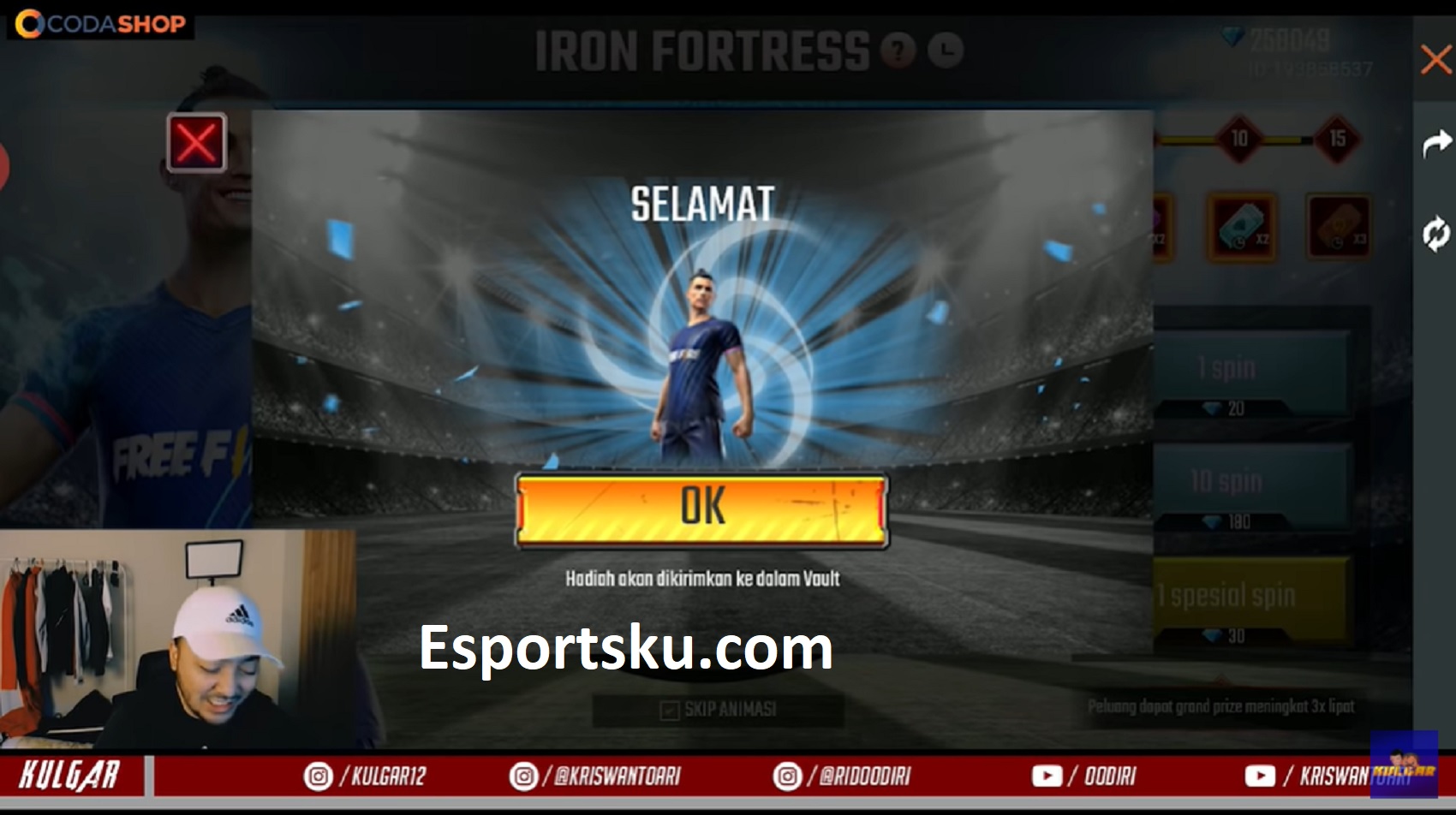 How To Get The Cristiano Ronaldo Cr7 Ff Jersey And 9999 Diamond Chrono Free Fire Game News