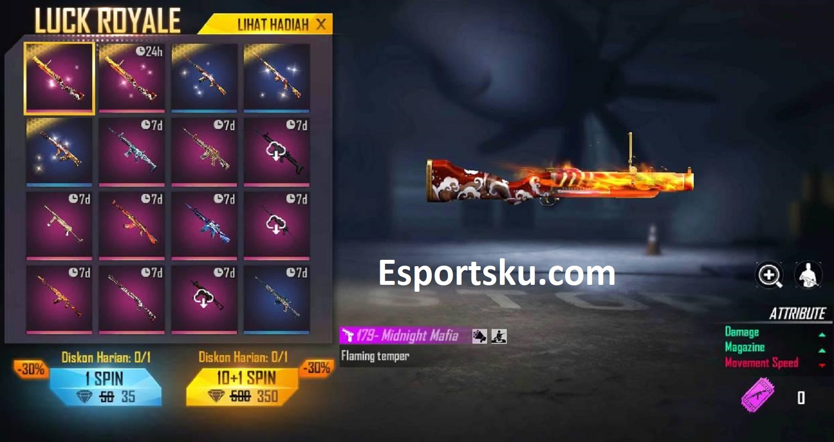 Box Midnight Mafia Free Fire In Weapon Royale Ff Everyday News