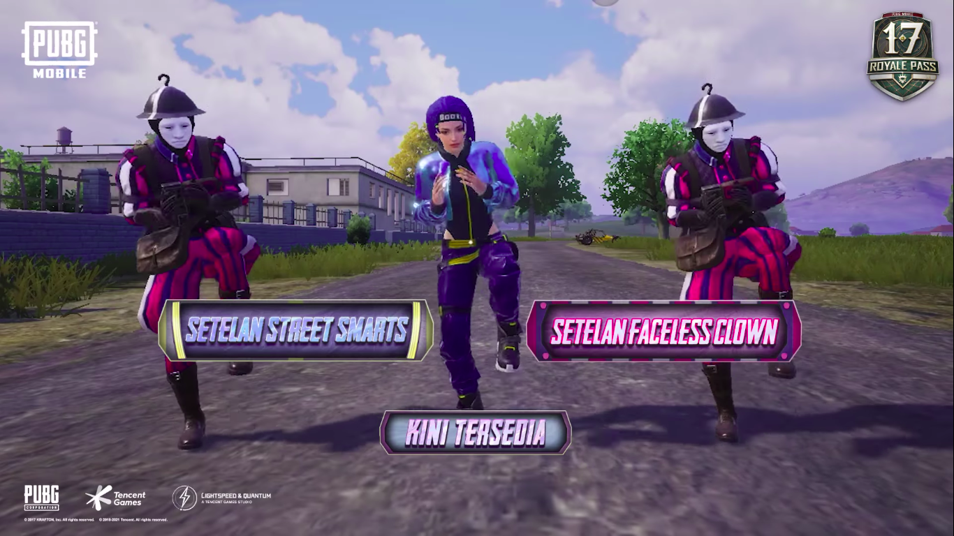 setelan Street Smarts dan Faceless Down