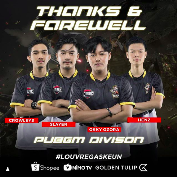 Louvre King as the PUBG Mobile division of Louvre Esports was officially released