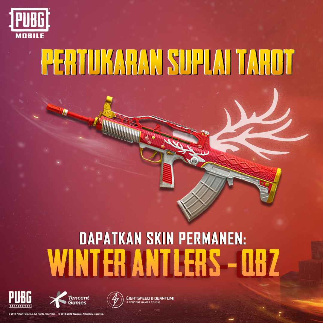 Winter Antlers QBZ Weapon Skins Tersedia Di PUBG Mobile NetralNews