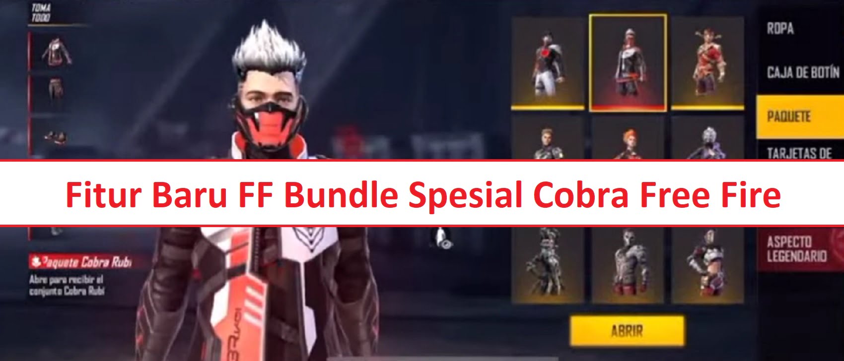 Fitur Baru Ff Bundle Spesial Cobra Free Fire Esportsku