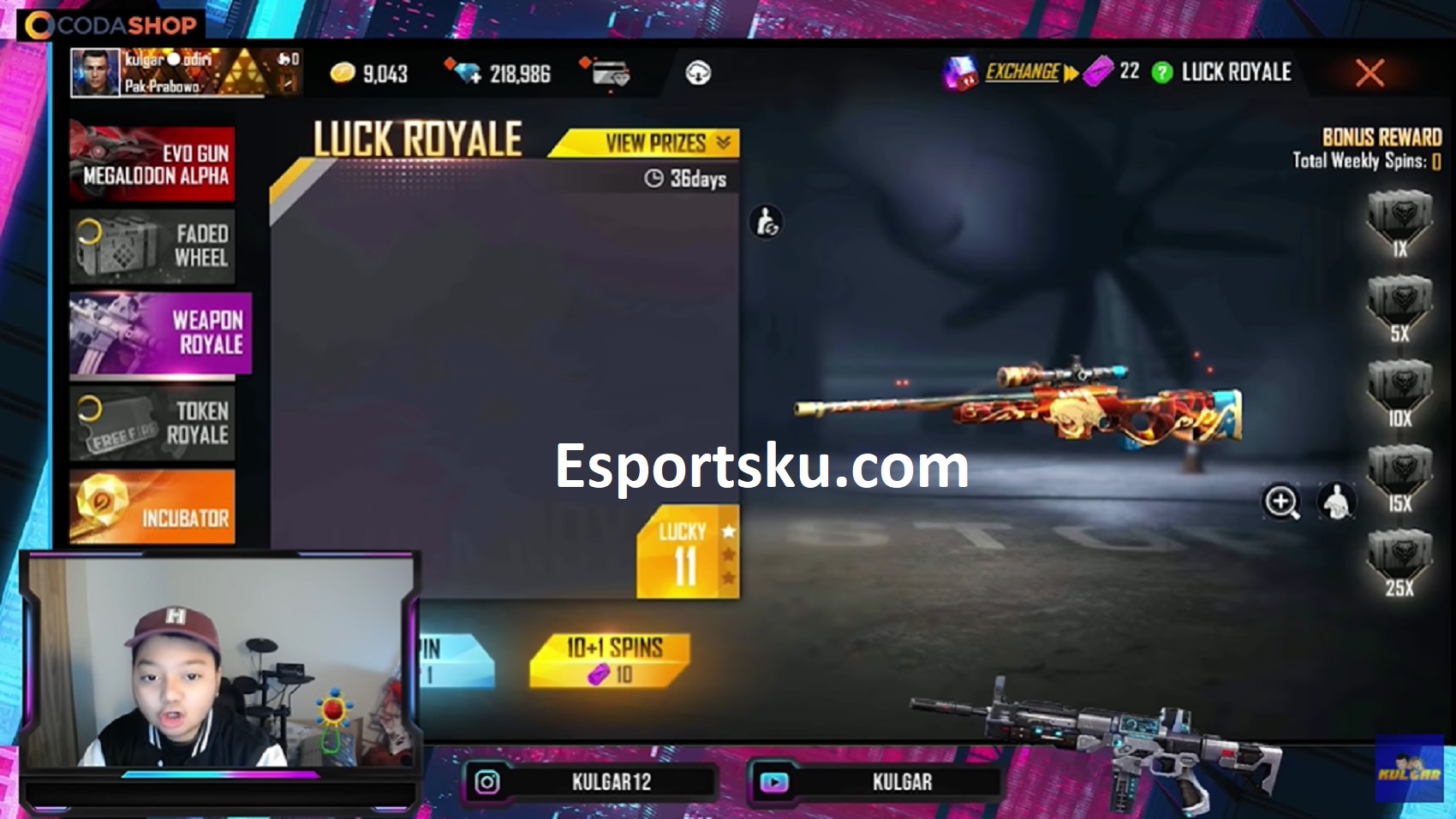 Awm Ff Lucky Koi Skin Comes To Weapon Royale Free Fire Game News