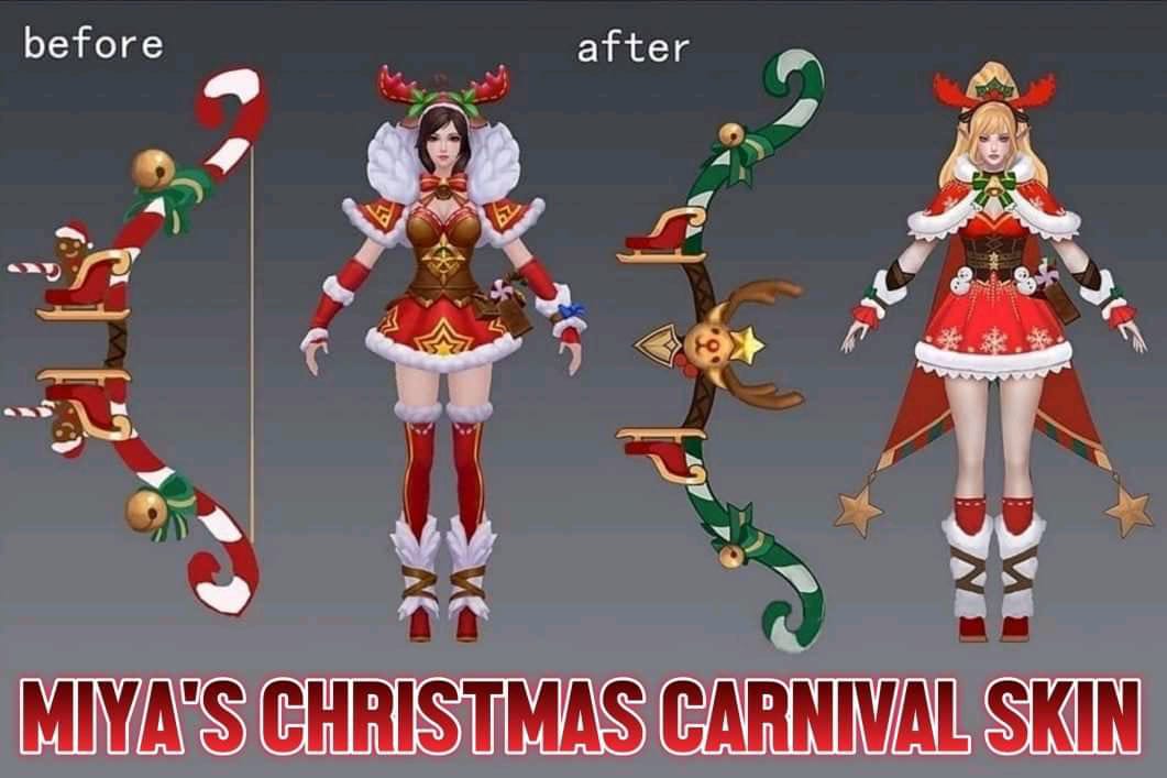 revamp skin Miya Christmas Carnival Mobile Legends