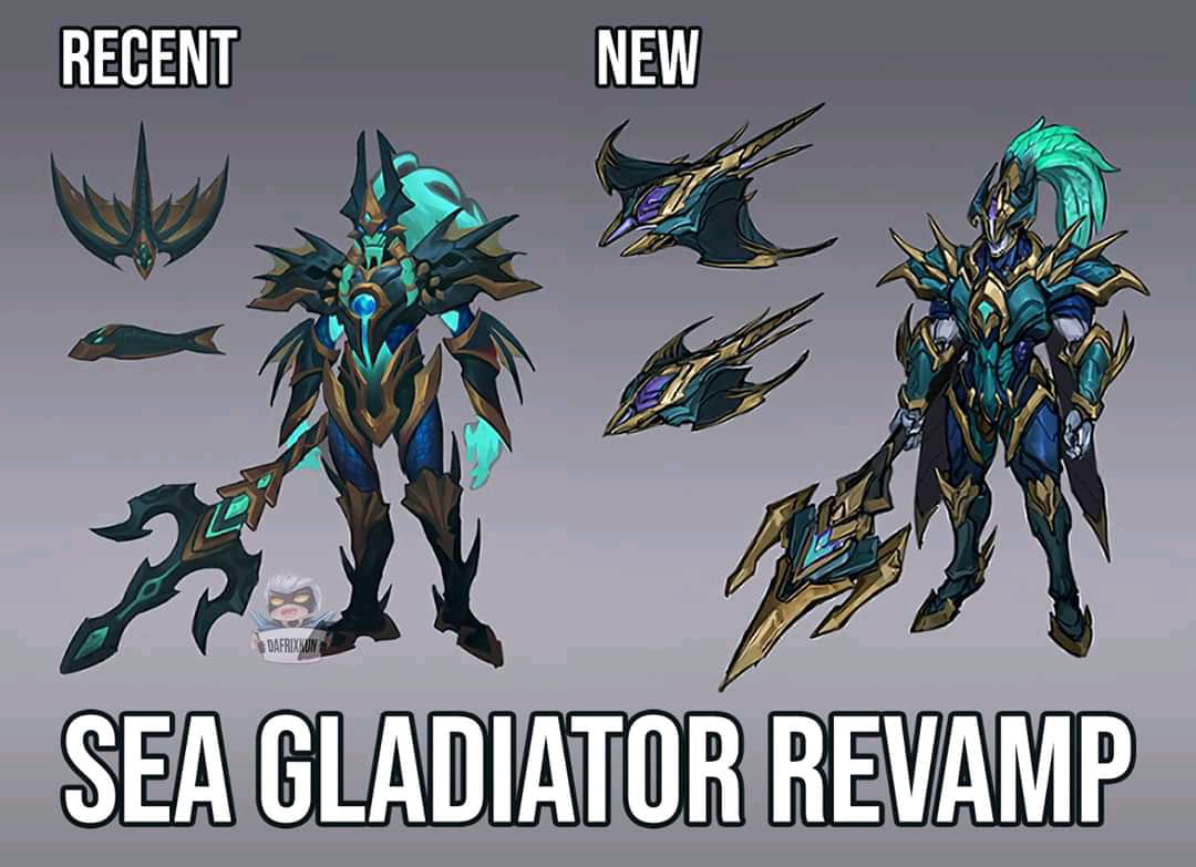 Skin Alpha Sea Gladiator Revamp Terbaru Mobile Legends (ML)