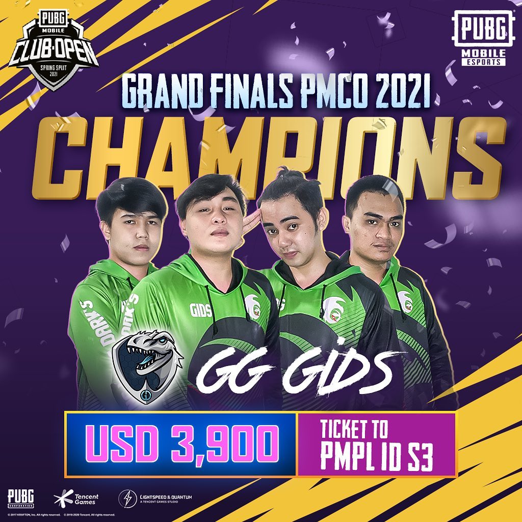 GG GIDS won the PMCO ID Spring Split 2021