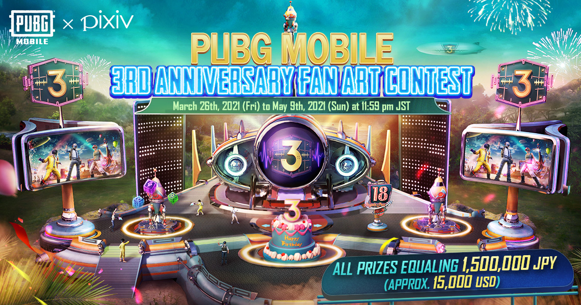  2 categories of 3rd Year Anniversary Fan Art Contest