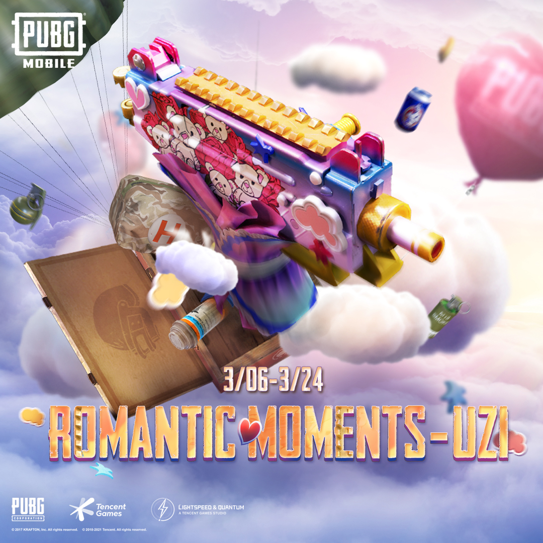Skin Romantic Moments UZI Tersedia Di PUBG Mobile
