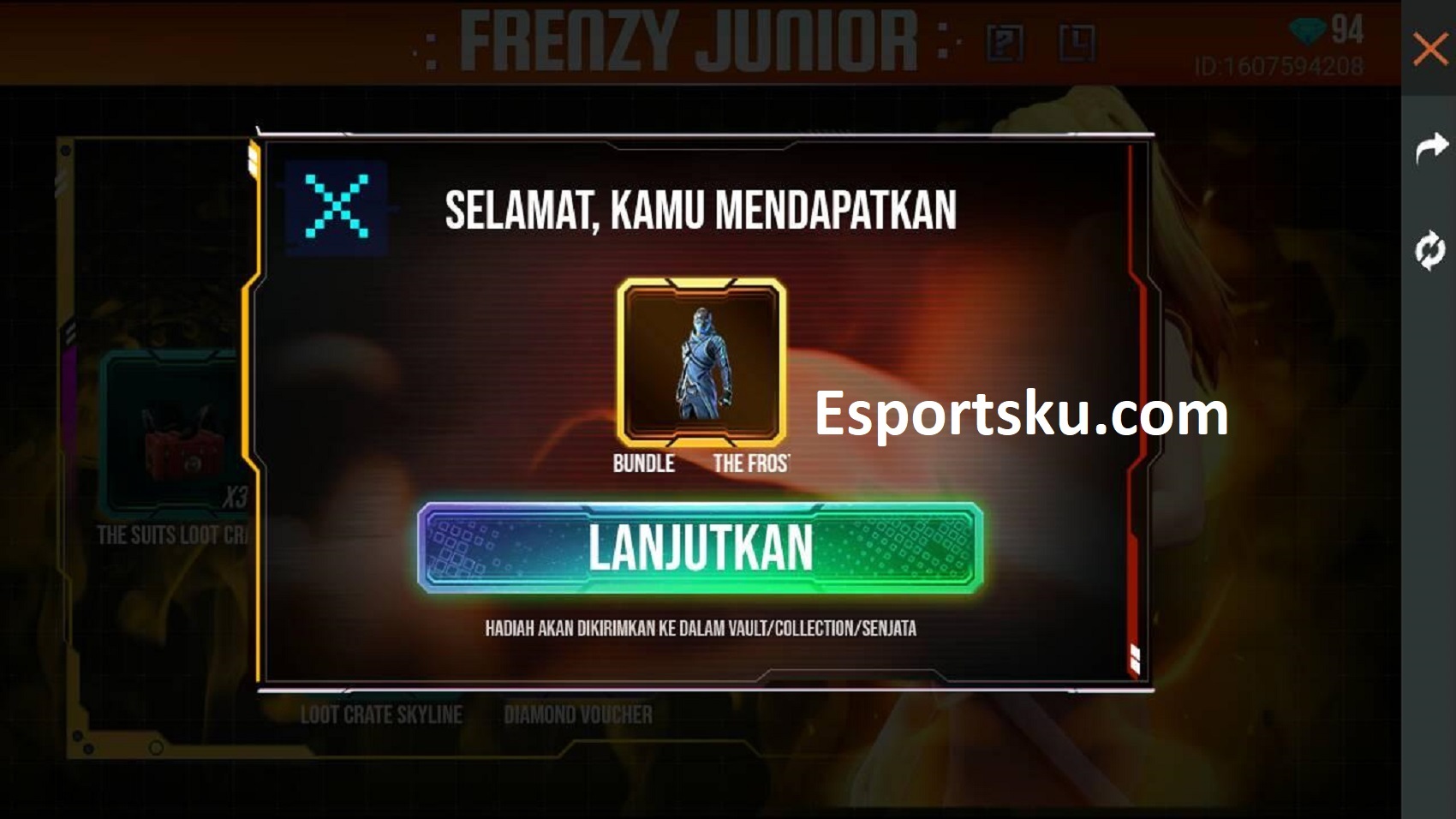 How To Get The Frosted Blue Free Fire Ff Bundle Everyday News