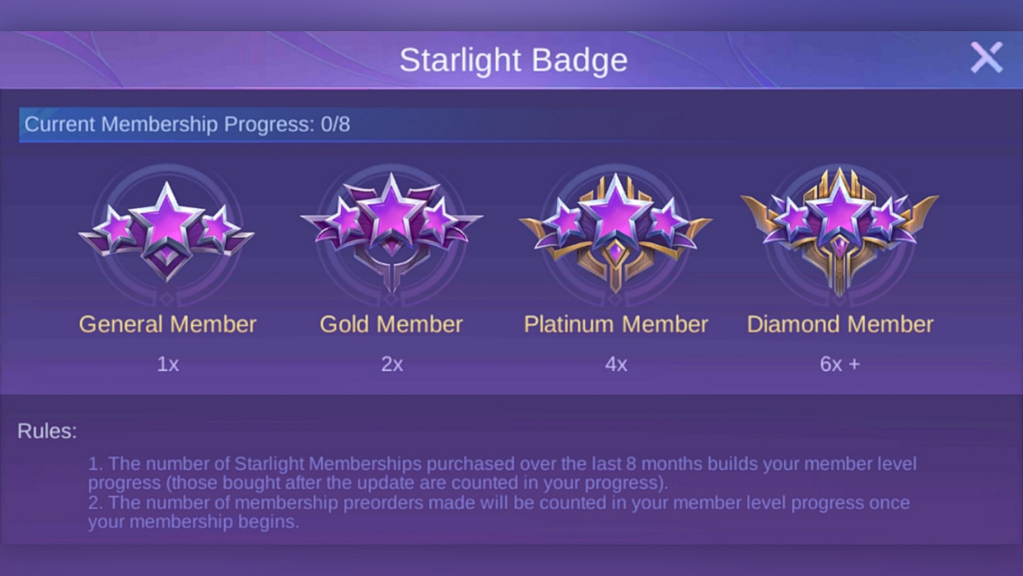 Penjelasan Starlight Badge, Fitur Baru Mobile Legends (ML)