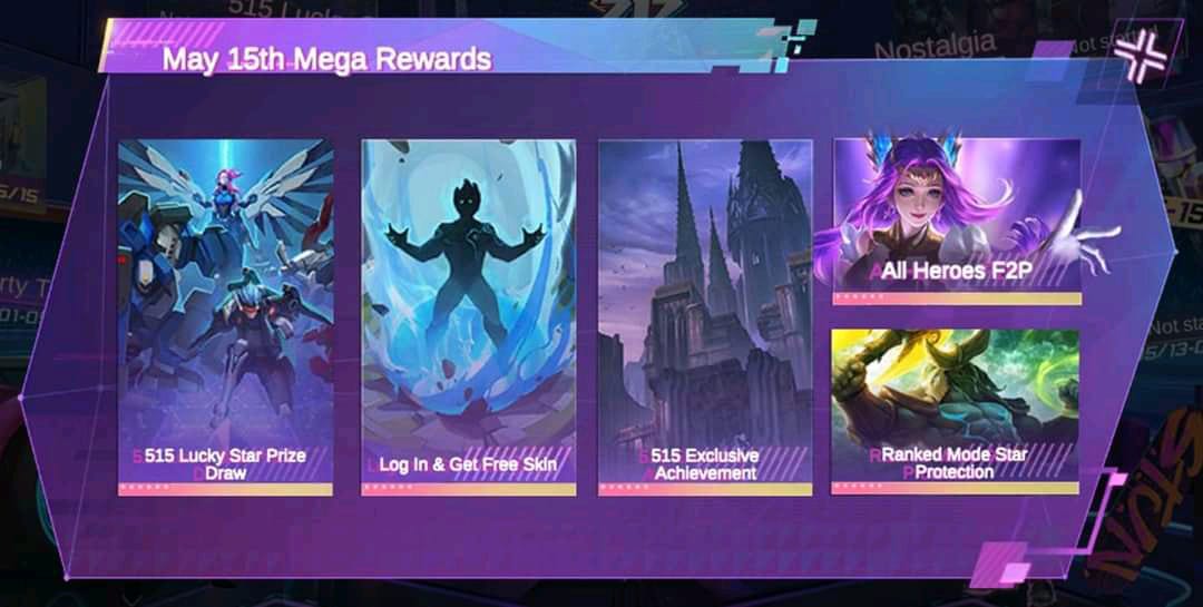 Bocoran Event Mega Reward Mobile Legends (ML), Ada Skin Gratis!